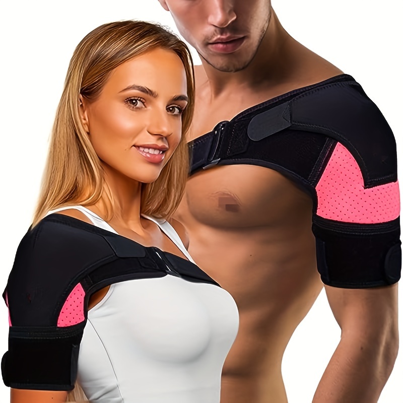 Don't let shoulder pain stop you! Conquer the day with the Elite Shoulder  Compression Sleeve. Shoulder Pain Relief & Support For sprai
