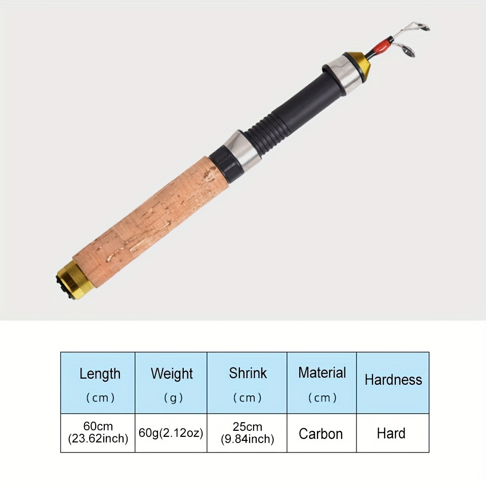 Lightweight Fishing Rod Portable Telescopic Ice Fishing Rod - Temu