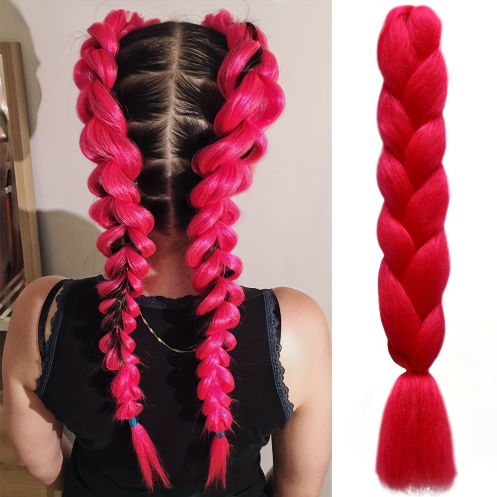 Synthetic Available In Different Colors Jumbo Braiding Hair - Temu Malaysia