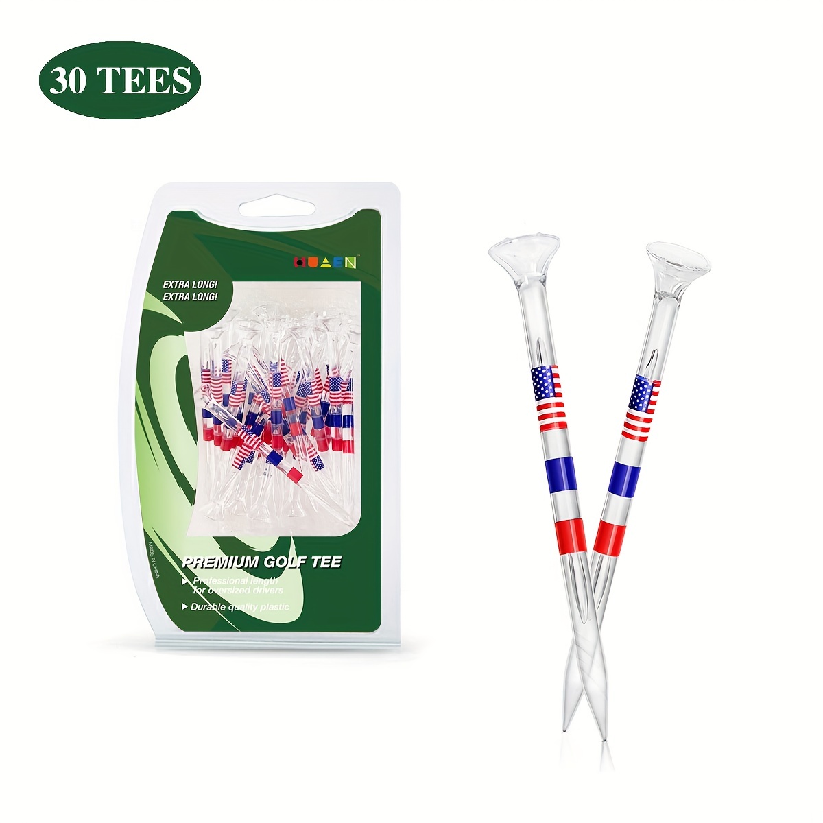 530pcs 3cm/1.18inch Plastic Height-adjustable Portable Professional Golf  Tees