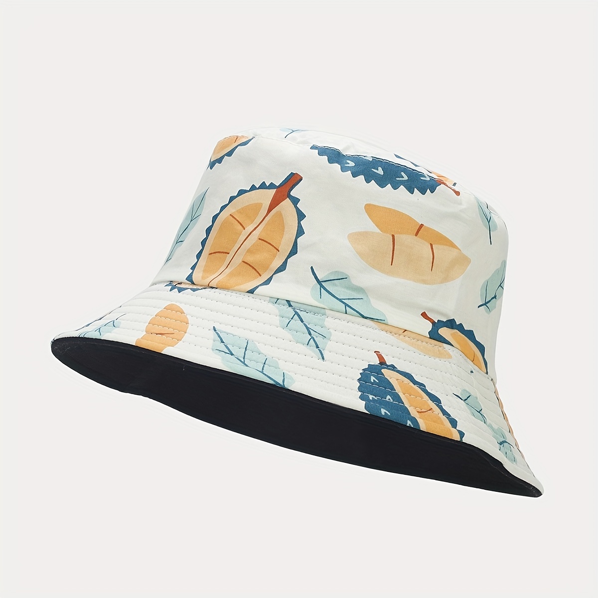 Creative Tropical Fruit Garnet Bucket Hat for Men and Women