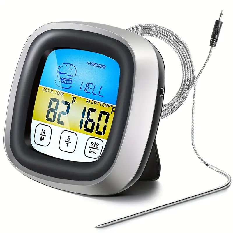 Digital Meat Thermometer, Food Thermometers With Timer, Fast