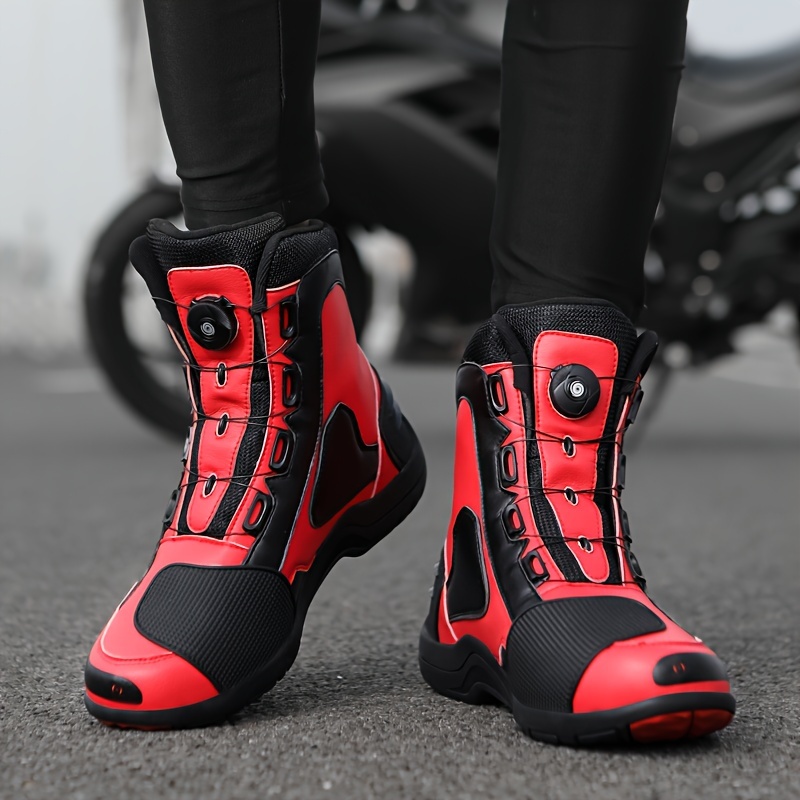 NWE En la tribu de microfibra de cuero botas Moto Pro ciclistas ciclista  velocidad Moto de carreras de Motocross zapatos