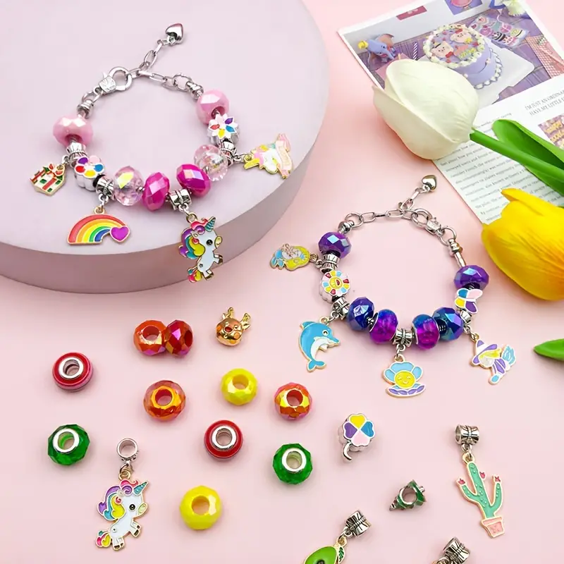 Jewelry Bracelet Making Kits Including Beaded Pendant Snake - Temu