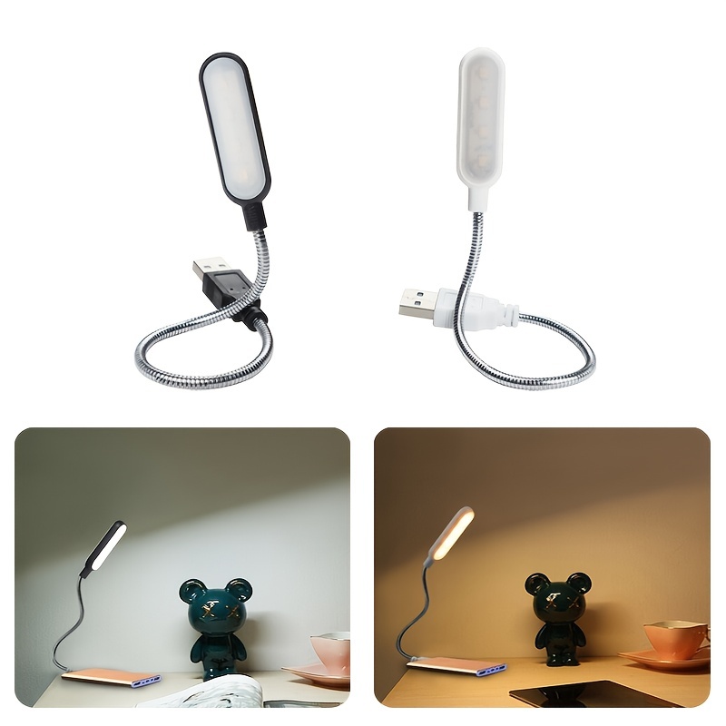 1pc Luce Per La Lettura USB LED, Mini Luce Notturna Portatile Flessibile  USB Per La Protezione Degli Occhi, Lampada Da Scrivania Per Computer  Portatile Desktop - Temu Switzerland