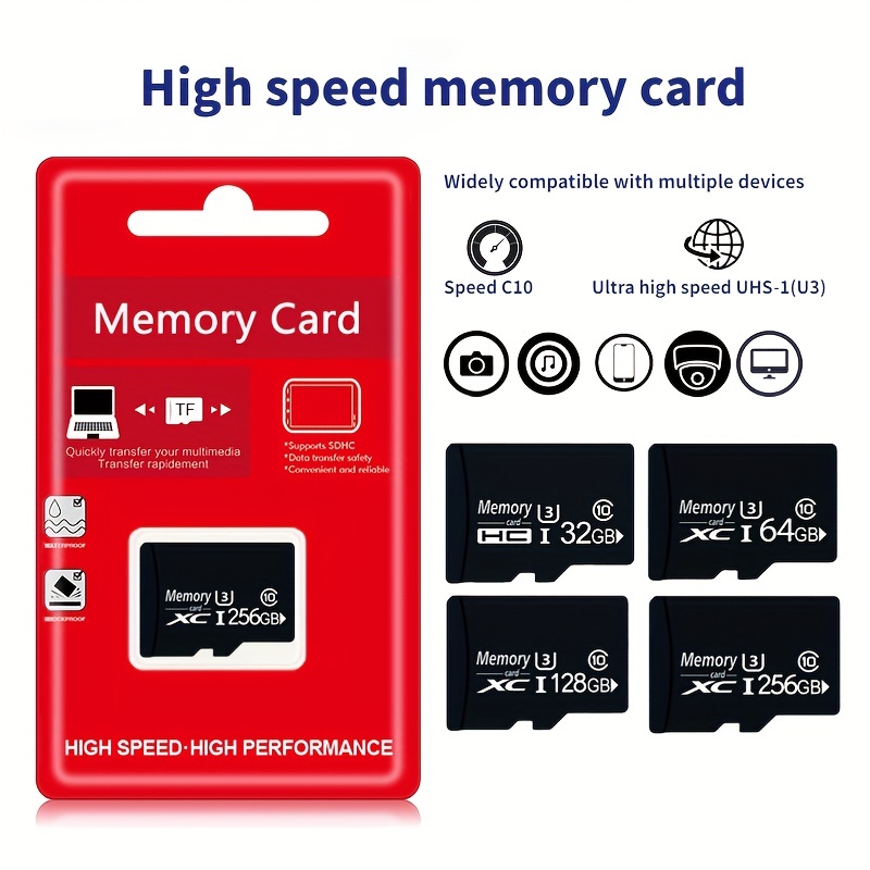 Carte Mémoire Haute Vitesse 256 Go Micro Sd Card Pour - Temu Canada