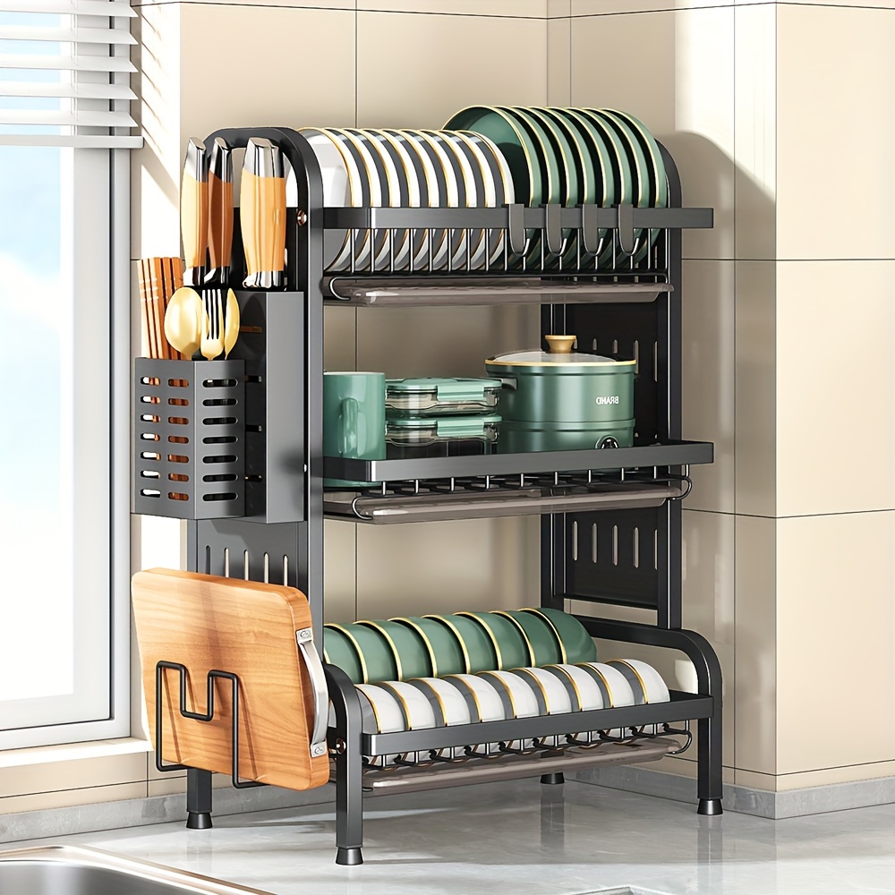 39.99$Dish Drying Rack,2-Tier Dish Racks for Kitchen Counter,Large
