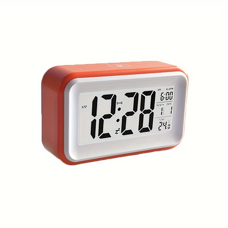 Reloj de pared INS, reloj Digital de pantalla grande Simple, decoración  para sala de estar, fecha, temperatura, humedad, reloj de mesa