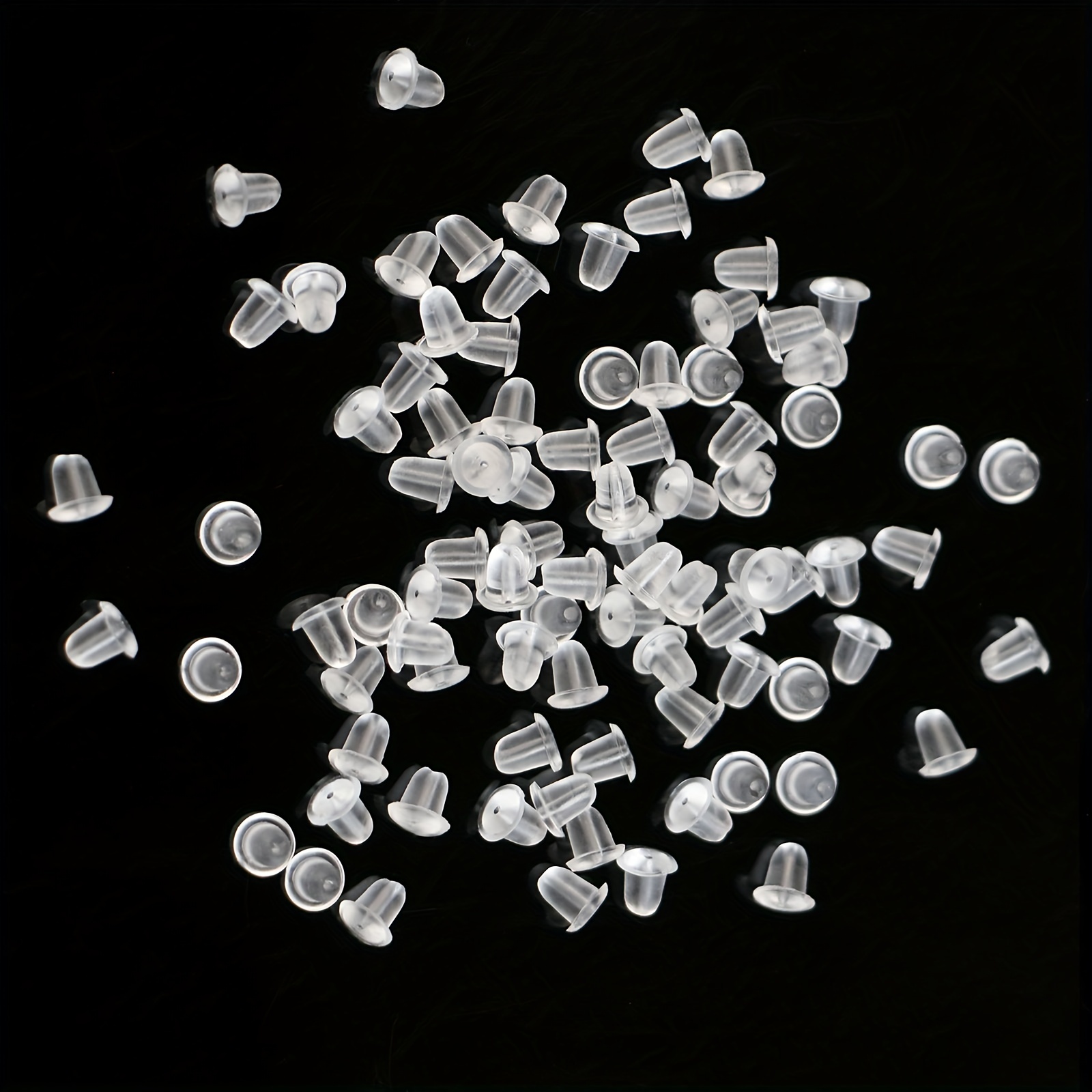 Clear Plastic Transparent Earrings Silicone Earrings - Temu