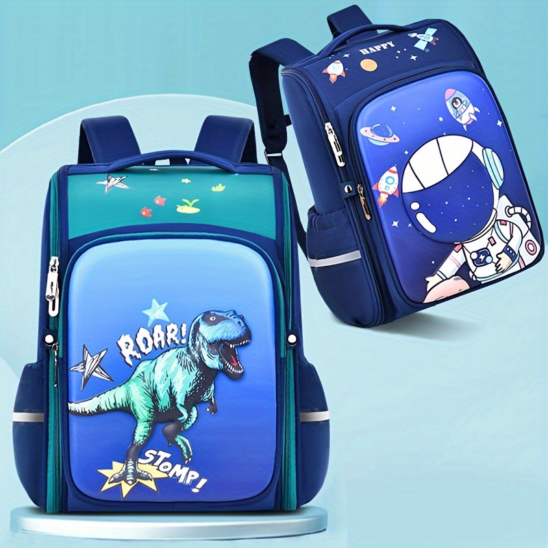 Mochila de astronauta para niños y adolescentes, mochila escolar de gran  capacidad para niños, escuela primaria media, Azul