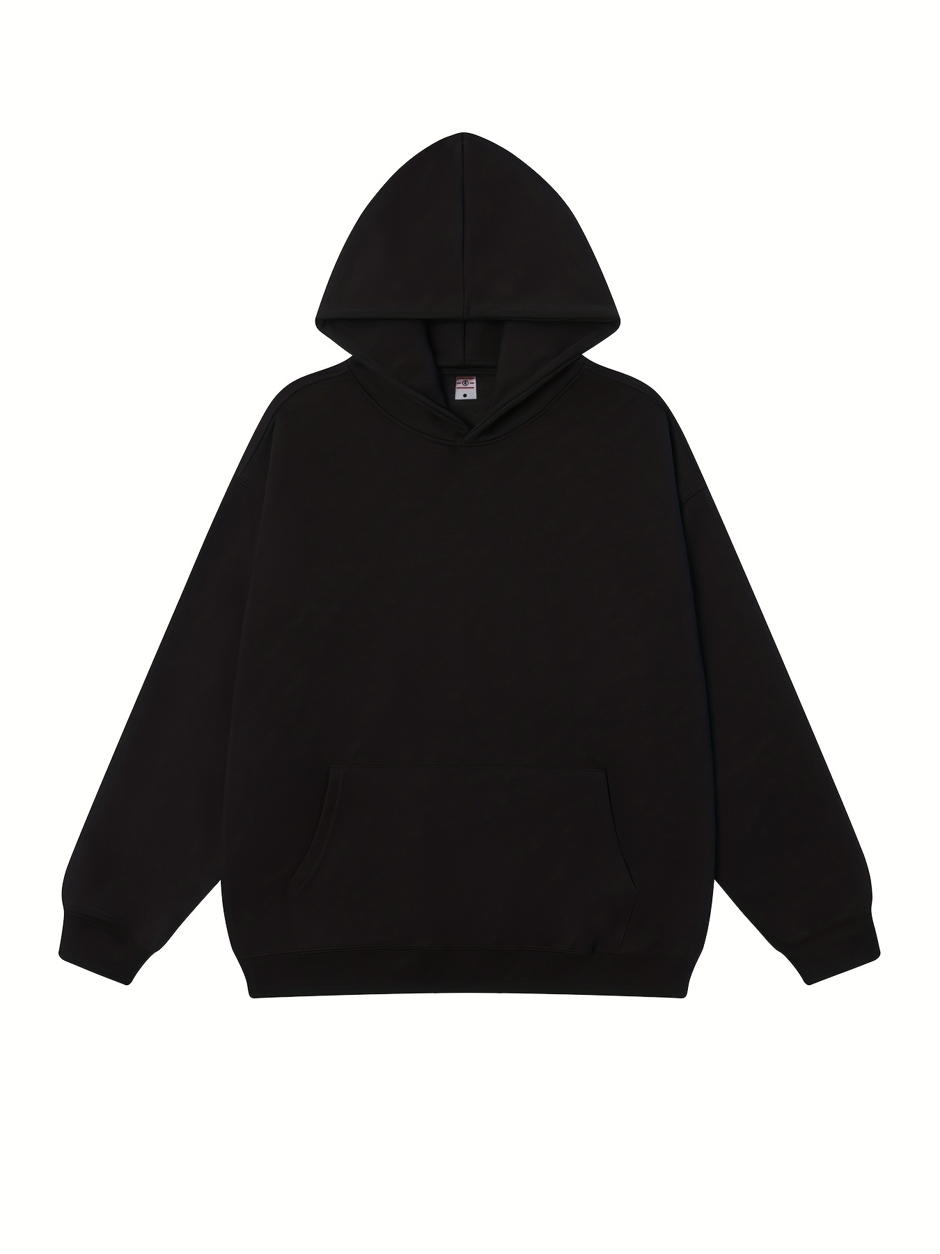 Black hoodie no clearance pocket