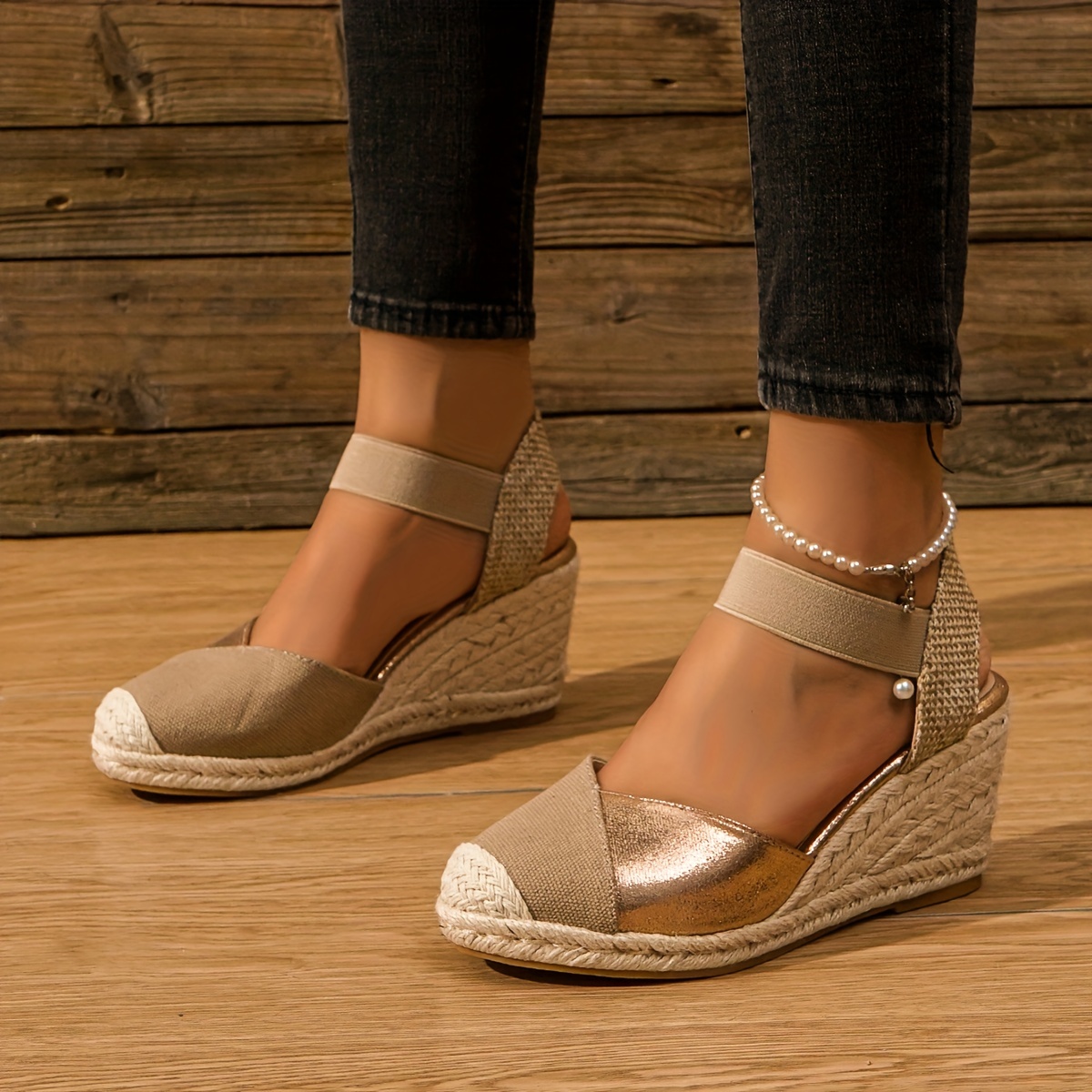 Closed toe 2025 slingback espadrilles