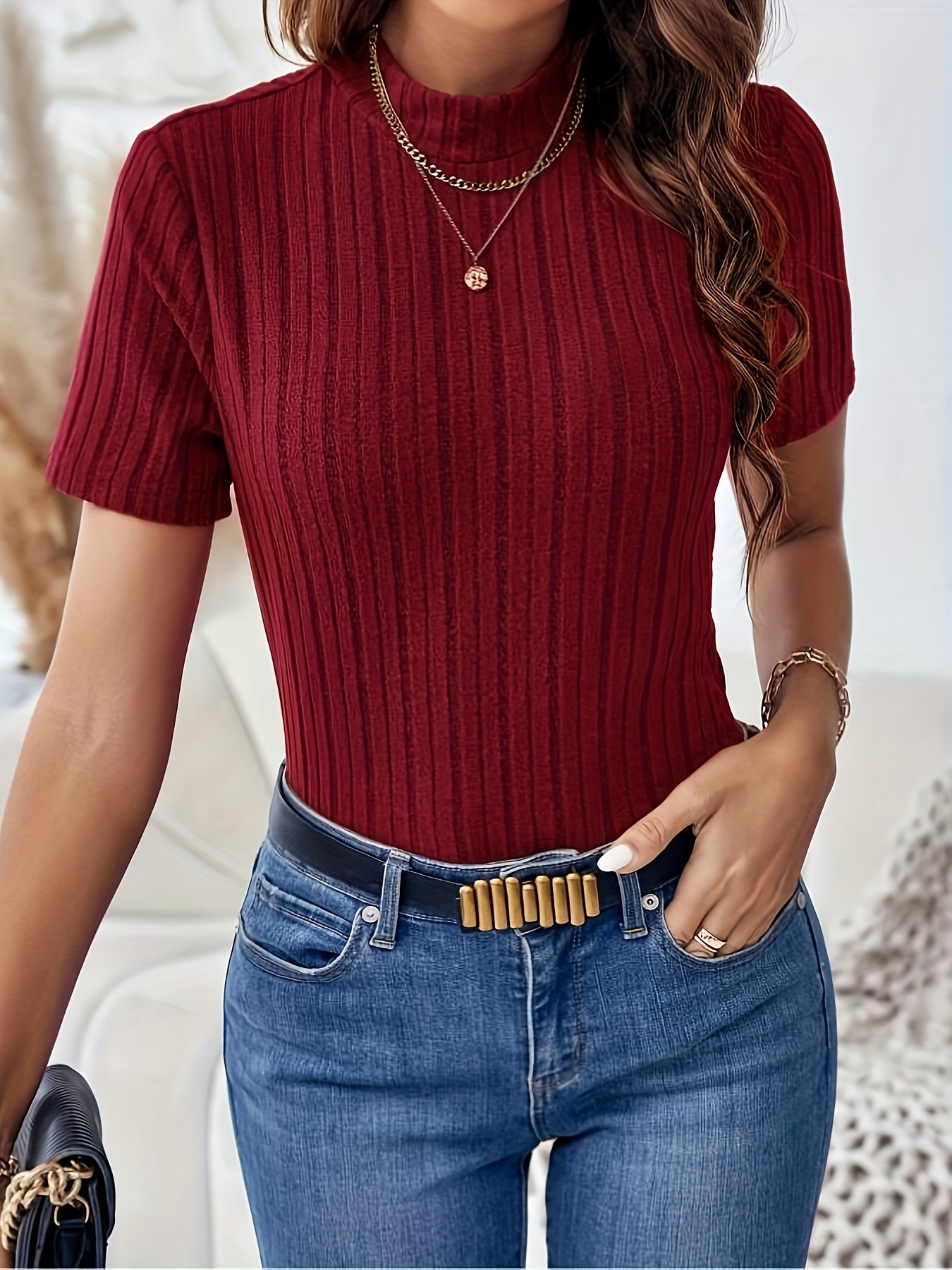 Striped Women's T-Shirt Top