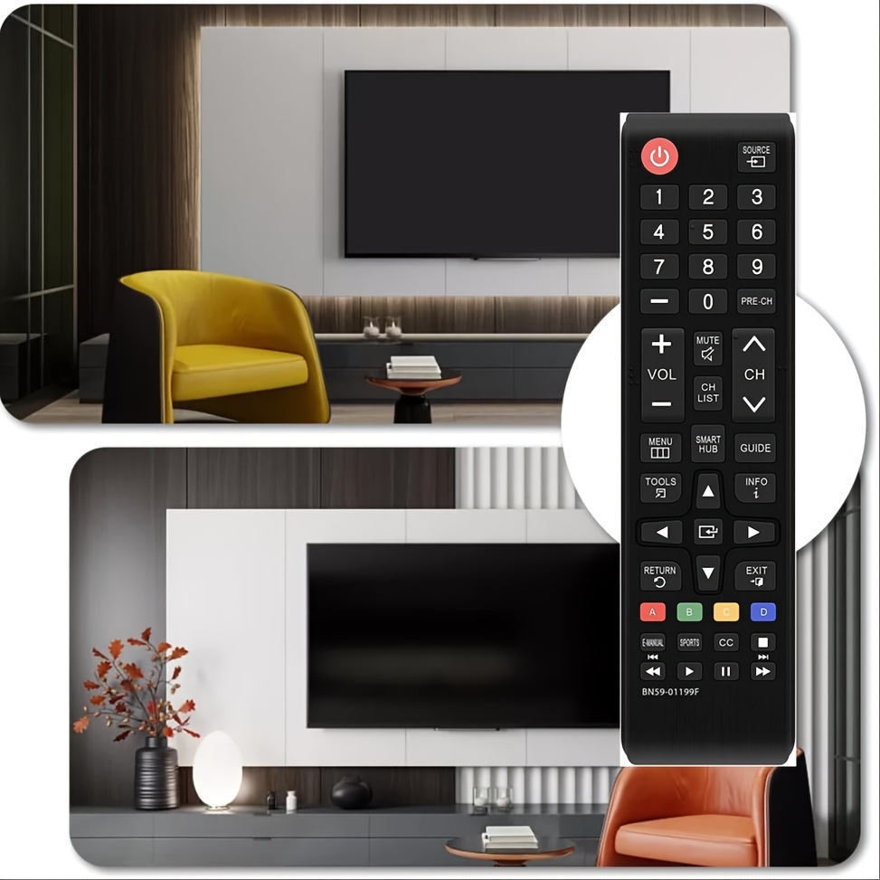 Télécommande universelle-pour-Samsung-Smart-TV LCD LED HDTV 3D