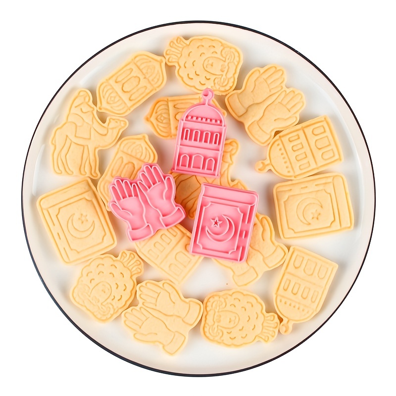 Eid Mubarak Cookie Cutter Set DIY Baking Tools for Islamic Party Decoration