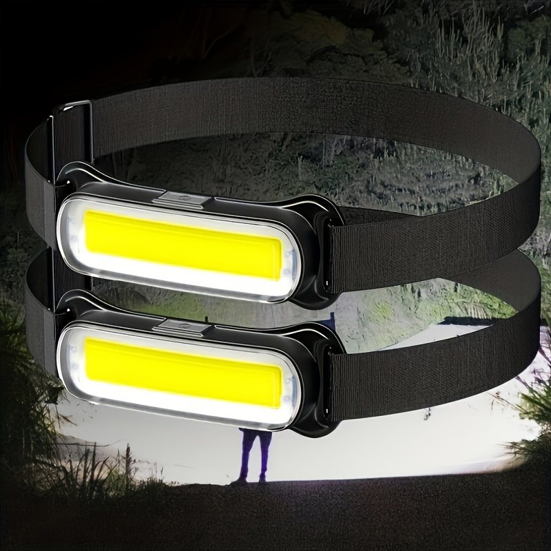 Lampe frontale rechargeable étanche à 230° avec bande réfléchissante et  capteur intelligent pour la randonnée, la pêche, la course à pied :  : Outils et Bricolage