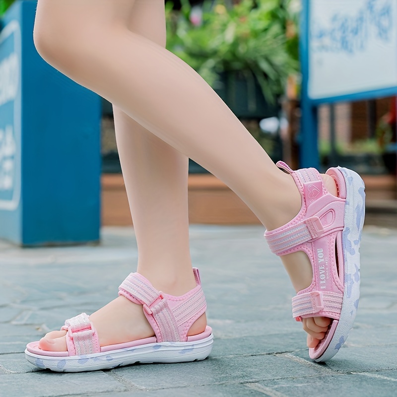 Boys Girls Trendy Sandals, Wear-resistant Non-Slip Comfy Beach Shoes,  Summer 