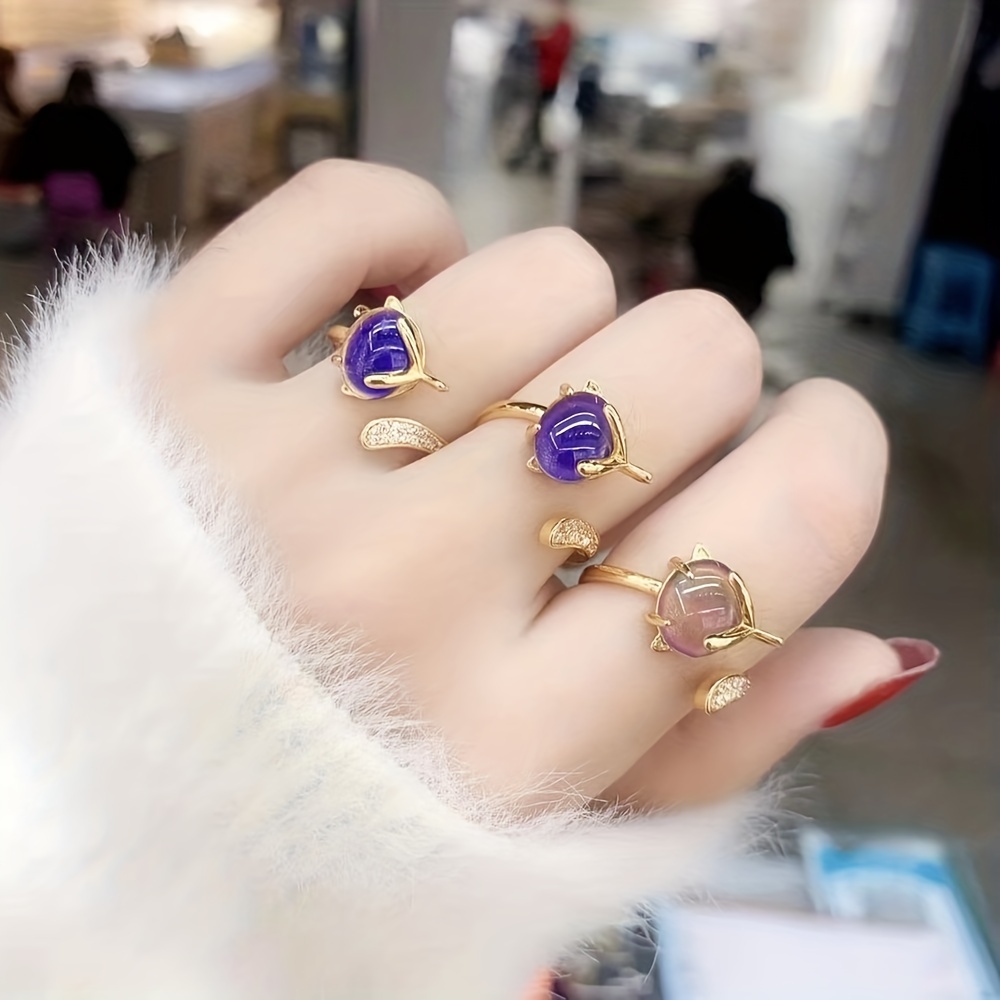 Geometric Index Finger Ring, Simple Fashion Temperament Fairy Tail