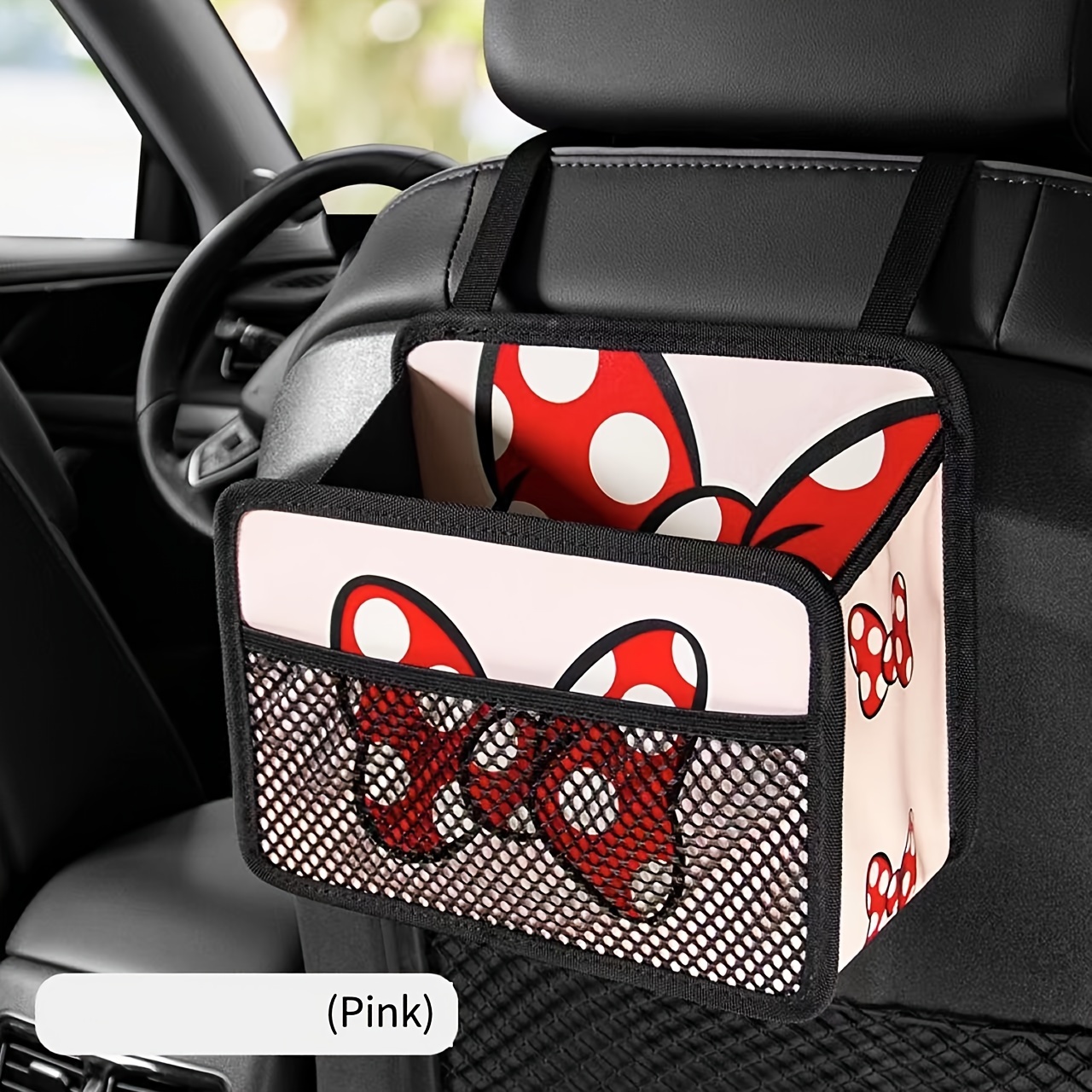 Car Trash Can, Mini Car Accessories With Lid And Trash Bag, Cute Car  Organizer Bin, Small Garbage Can For Storage And Organization  (6.3x3.3x5.5in) (bl