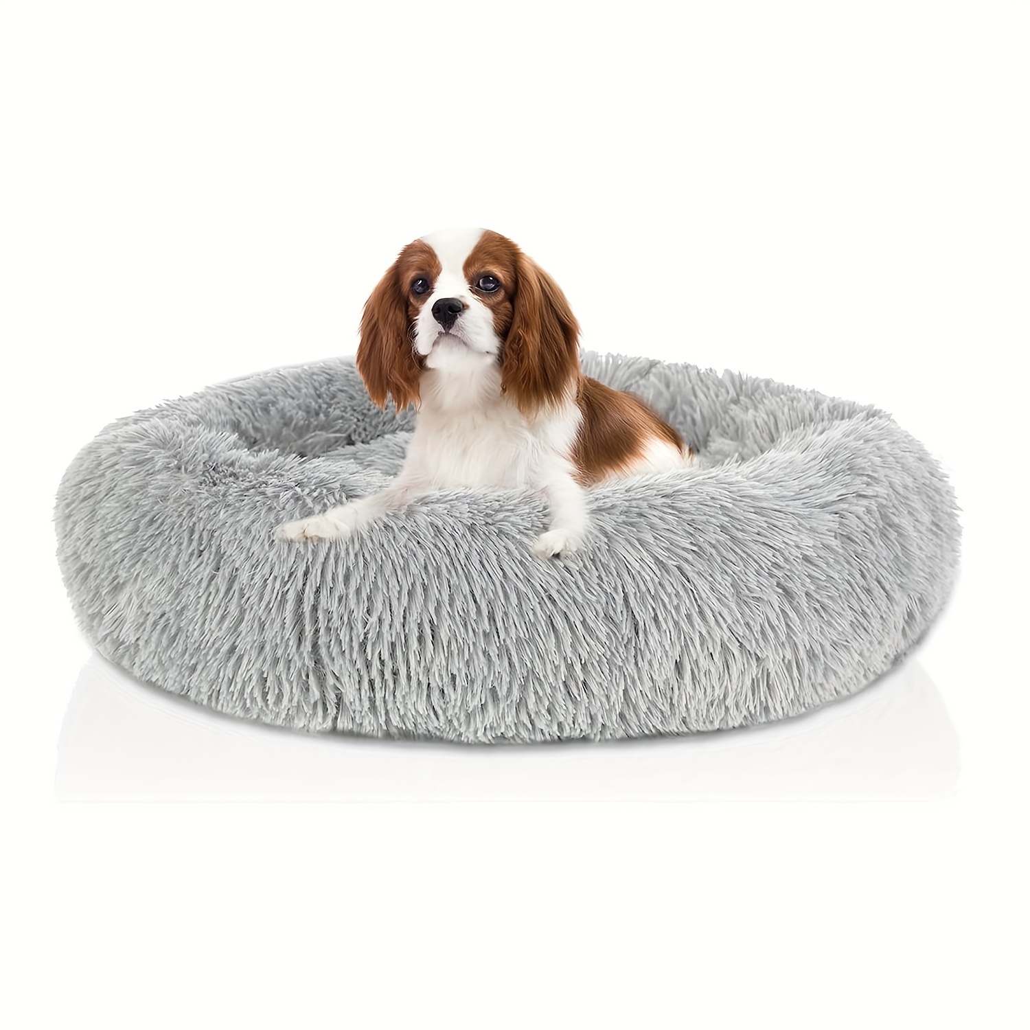 

Soft Long Plush Calming Dog Bed, Warm Cozy Dog Bed Mat Cushion Sofa, Indoor Dog Sleeping Nest
