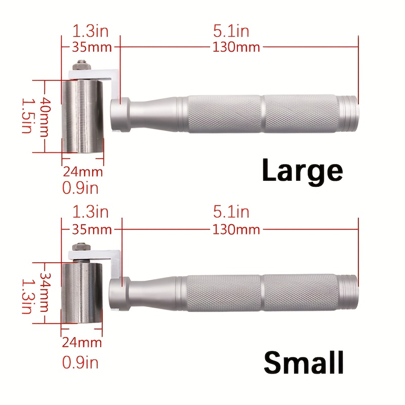 Wallpaper Seam Roller Stainless Steel 2 inch