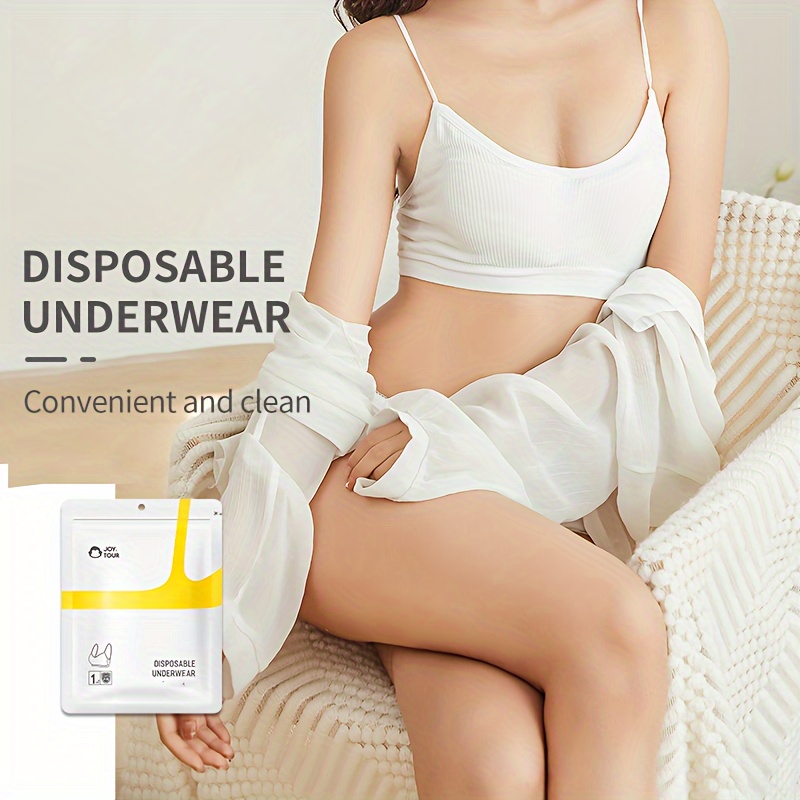 Disposable Underwear For Hair Remover, Washable Halter Smock Disposable  Travel Bra, Women's Business Travel Supplies