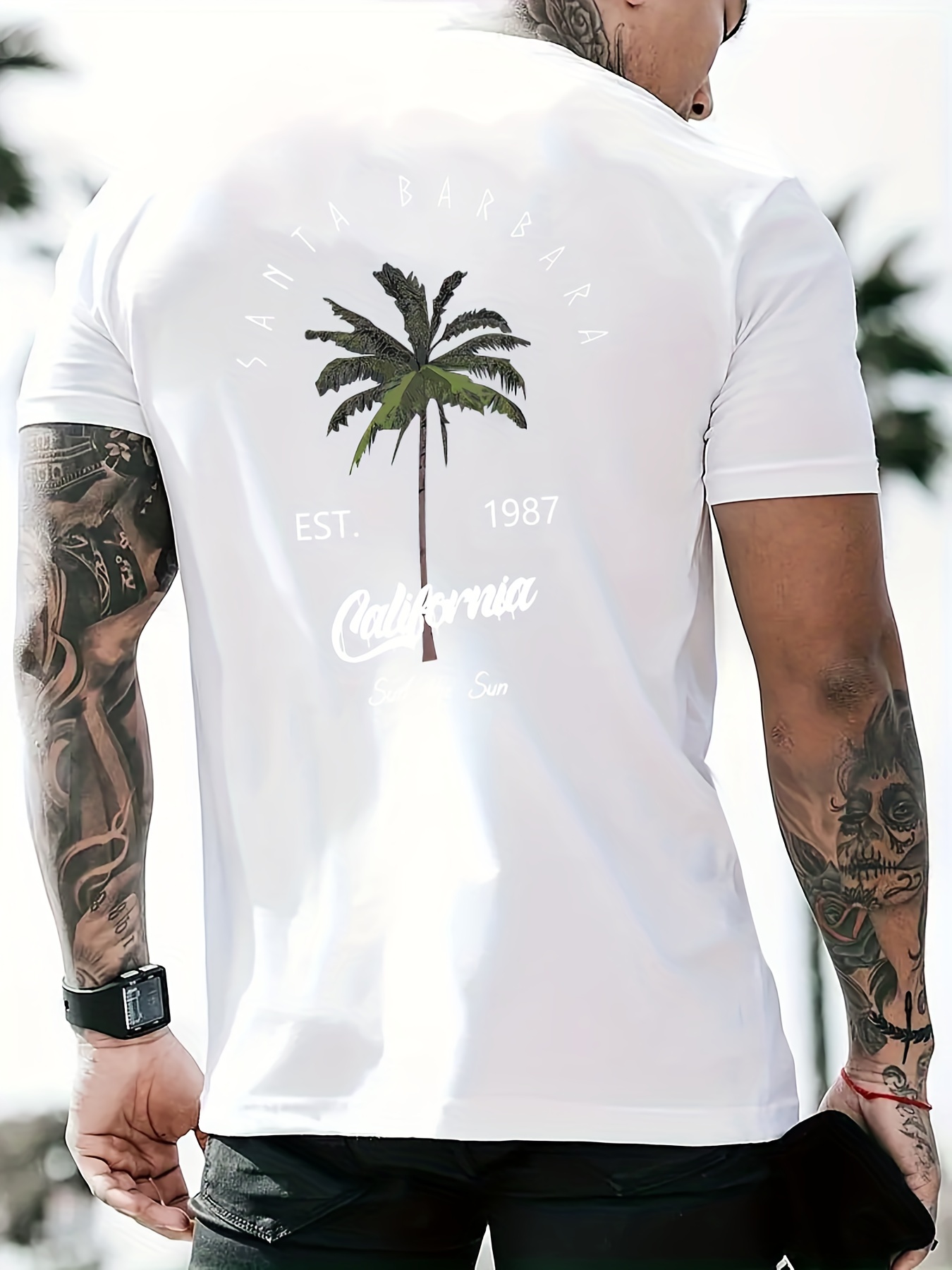 T shirt Confortable Chic Homme Tee shirt Graphique V tements