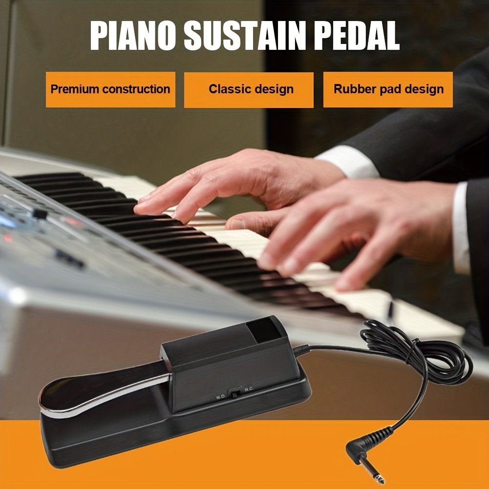 Piano Sustain Damper Pédale Clavier Sustain Pédales Synthétiseur pour Piano  Électrique Orgue Électronique