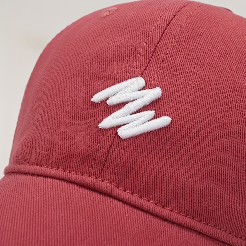 Embroidery Baseball Cap Solid Casual Dad Hat Unisex Adjustable Sun Hats