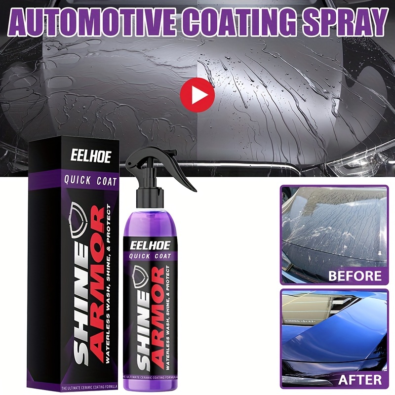 Purple Coating Hand Spray Wax Micro Crystal Coating Agent Spray Coating  Automotive Nano Coating Agent Color Classification 120ml