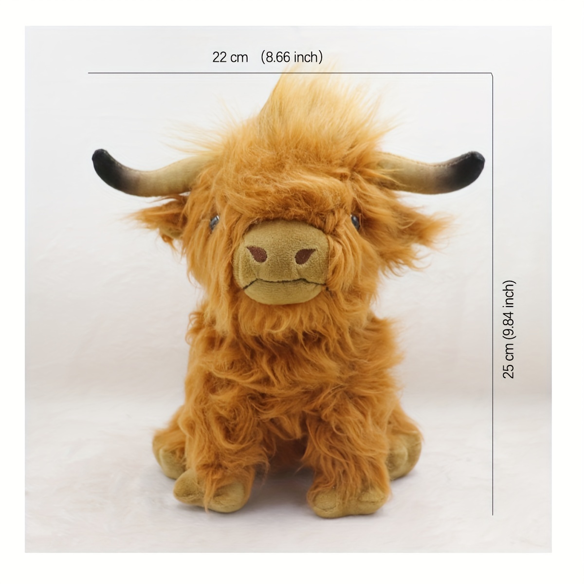 Adorable Kawaii Highland Cow Stuffed Animals Perfect - Temu