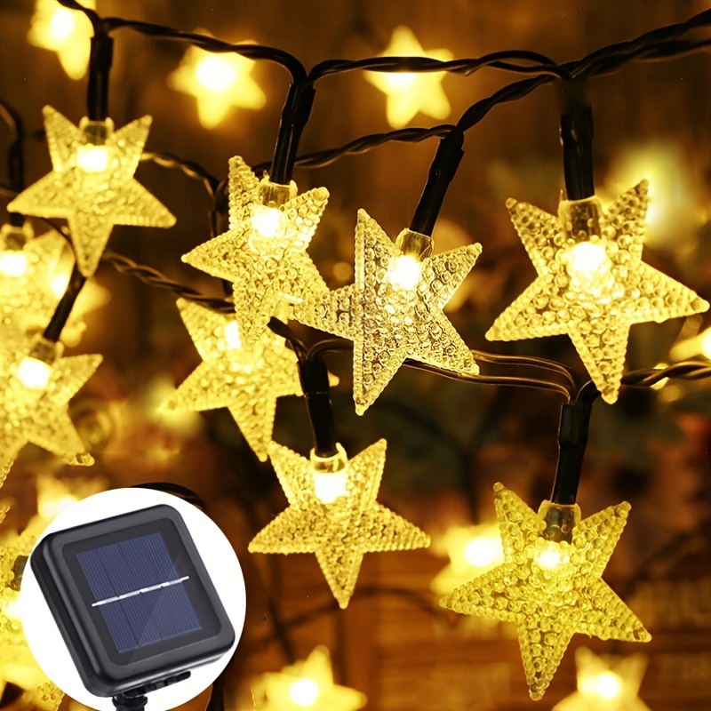 Solar Christmas Lights 100 Led 8 Modes Solar String Lights - Temu