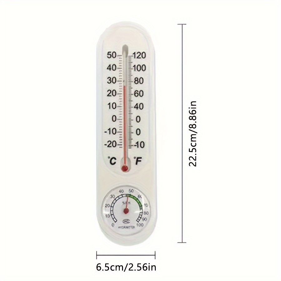 Thermometer Indoor with Humidity Wall Vertical Thermometer