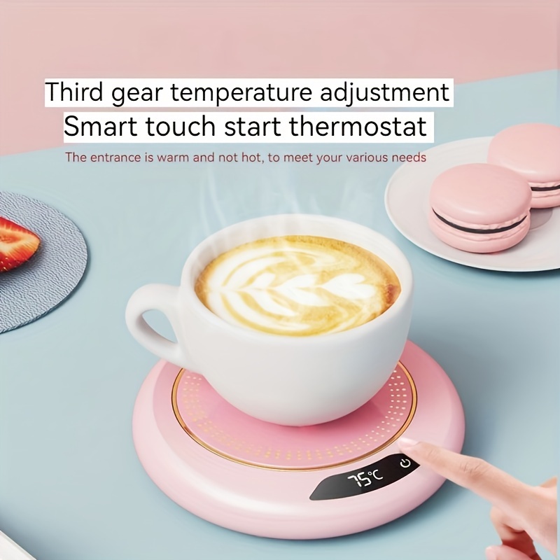 コーヒーマグウォーマー、温度制御スマートマグ、3レベル加熱