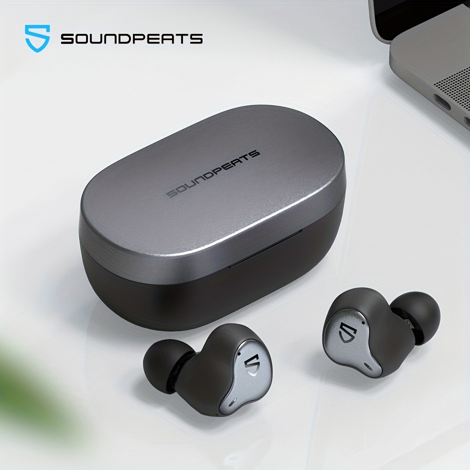 SoundPEATS H1 Wireless Earbuds BT V5.2 Headphones With AptX Adaptive  QCC3040, 4-Mic, Hybrid Dual Driver Earphones With Immersive Sound, Game  Mode, Total 35 Hours