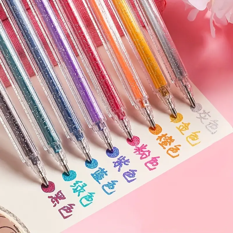 Sparkle And With This Glitter Pen Set Perfect For - Temu