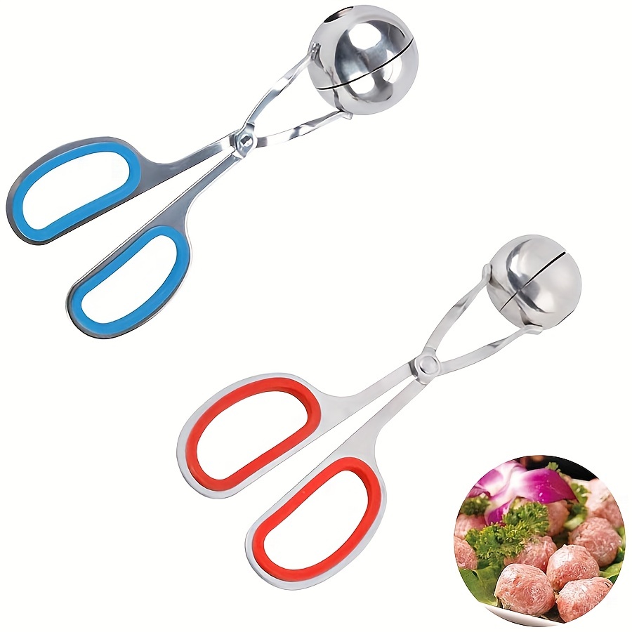 Meat Ball Maker Scoop Stainless Steel Cake Pop Rice Ball Mold Kitchen Tool  Tongs