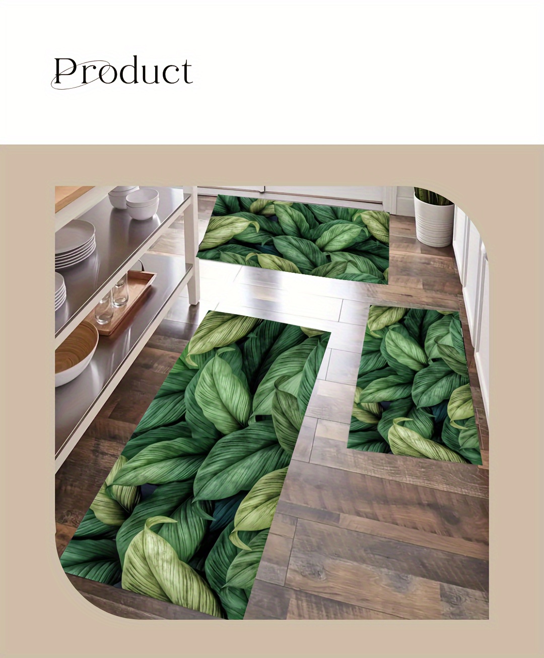 Silicone Bottom Thick Crystal Velvet Floor Mat, Tropical Leaves Bathroom  Non-slip Carpet, Living Room Floor Carpet, Bedroom, Hallway Long Carpet,  Entrance Mat, Bath Mat, Bath Rug - Temu