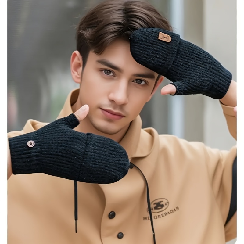 Gants Demi-doigt Pour Hommes, Absorbant La Sueur, Respirant, Antidérapant,  Gants De Conduite D'été, Mitaines Demi-doigt Pour Hommes, Sz104w - Gants  Homme - AliExpress