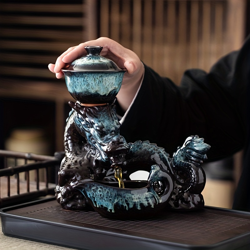 Hemoton Tetera de hierro fundido, tetera de té de gran capacidad de 31  onzas para estufa, tetera japonesa recubierta con interior esmaltado, 30.4  fl