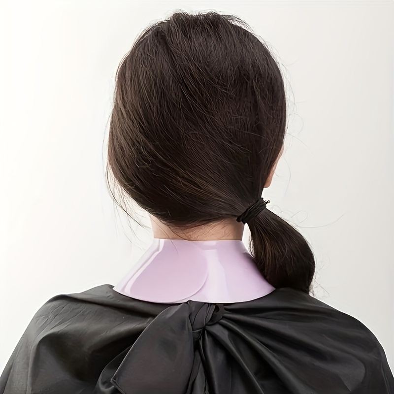 Barbería Accesorios Waterproof Salon Hair Dye Neck Collar Haircut Wrap  Hairdressing Shawl Silicone Hair Cutting Cape