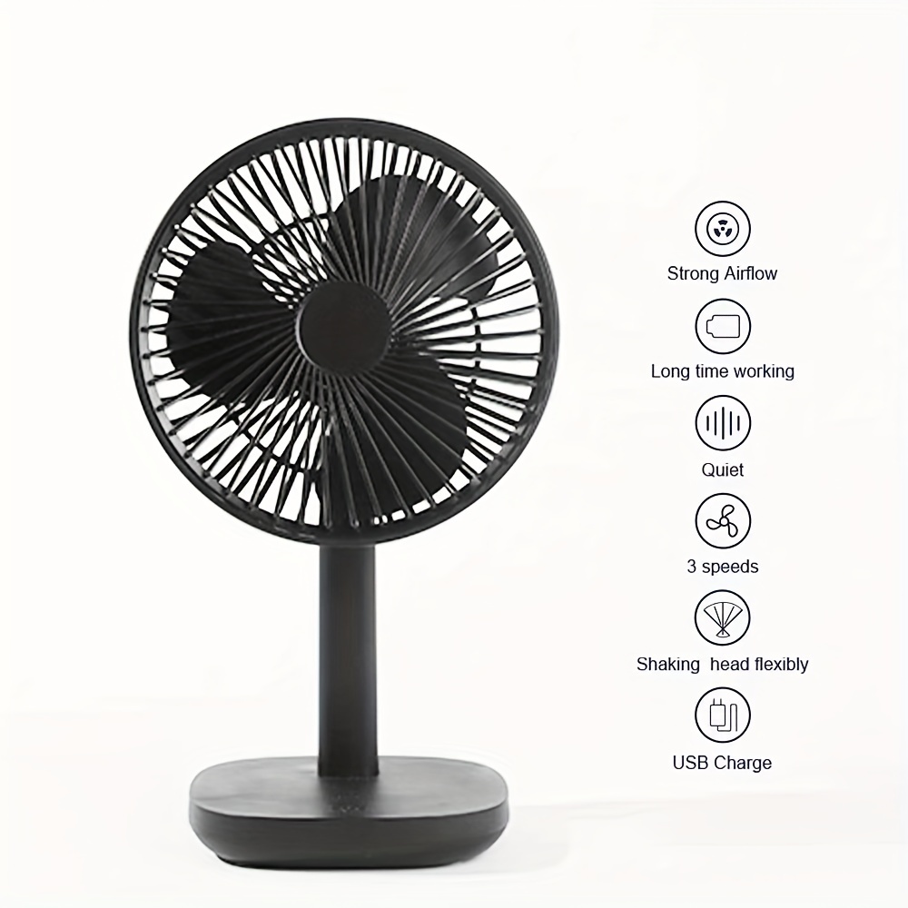 1pc Ventilateur De Bureau Silencieux Et Venteux Ventilateur - Temu Canada