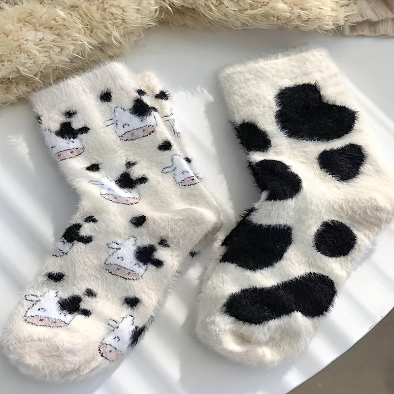 Winter Super Soft Non Slip Warm Socks Cozy Fuzzy Snow Socks - Temu