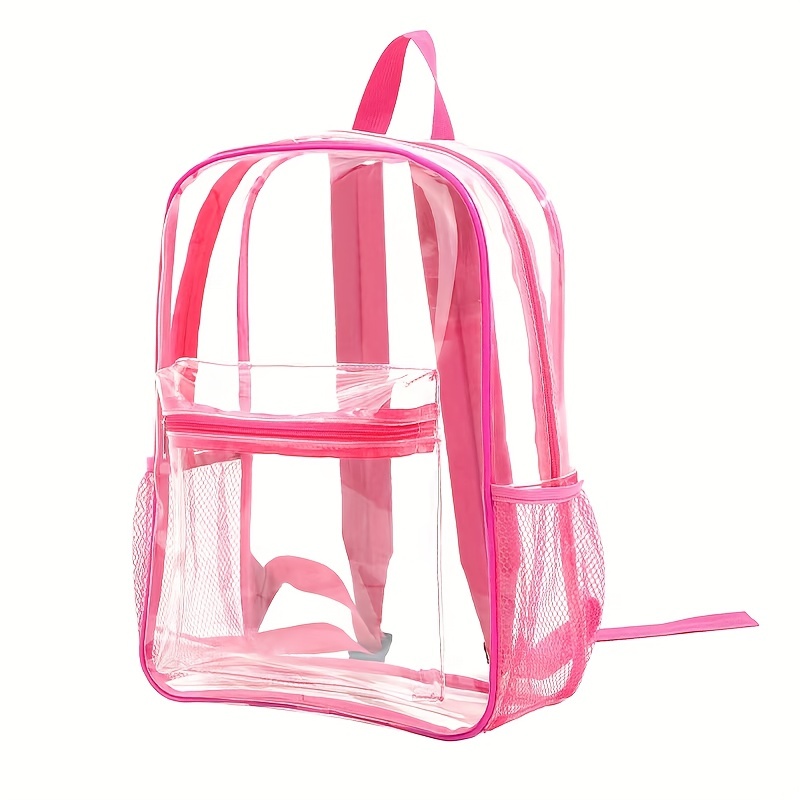 Mochila Transparente Impermeable Mochila Hombres Mujeres - Temu