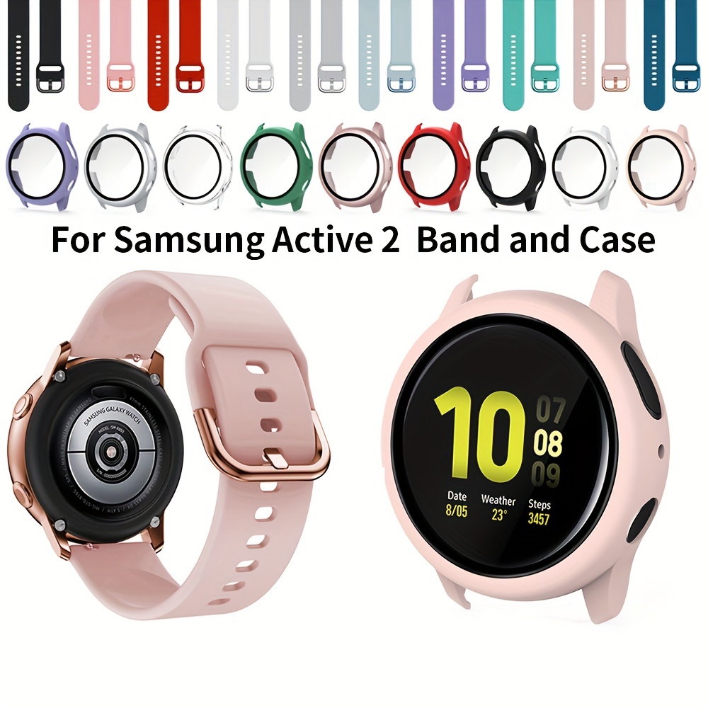 WITHit - Universal Smartwatch Silicone and Mesh Sport Band Kit 2-Pack for Samsung Galaxy 22mm