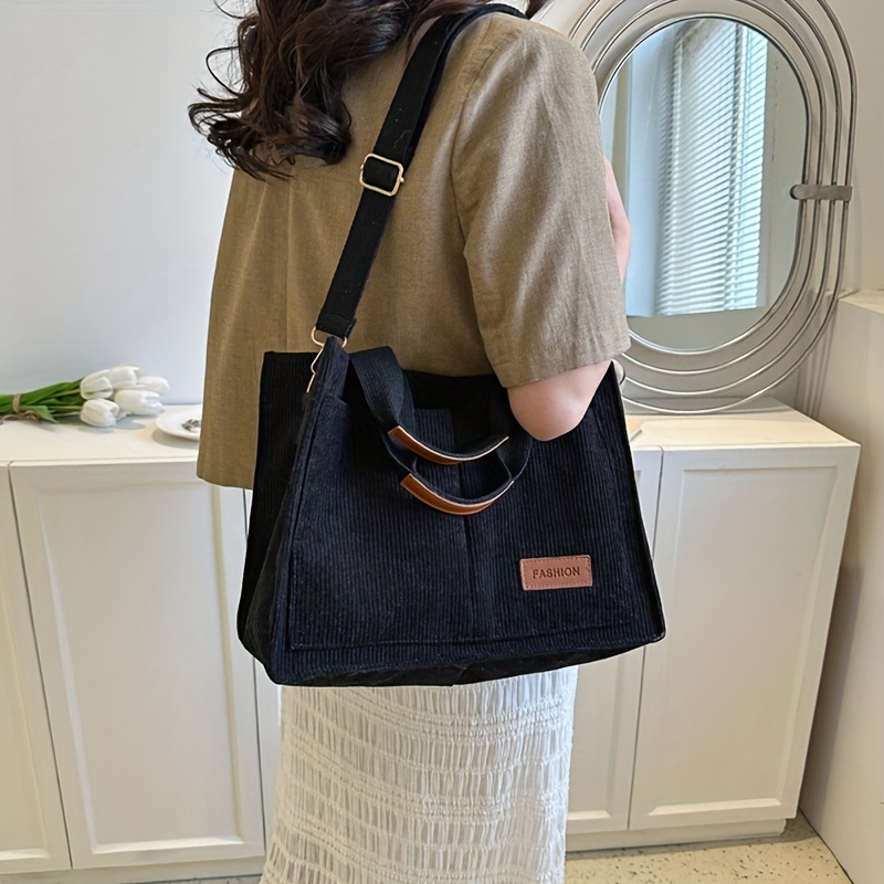 Canvas Tote Bag With Pocket One Shoulder Slung | Backpack