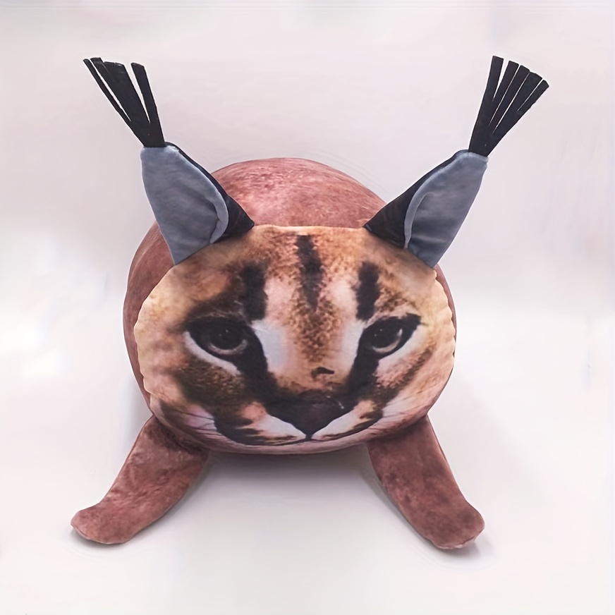 7 Caracal Cat Cube Body Pillow - Soft Plushies Stuffed Animal Throw Pillow  Doll Toy Gift For Kids & Girlfriend - Room Decoration (no Animal Fur)  Halloween Decor, Thanksgiving, Christmas Gift - Temu New Zealand