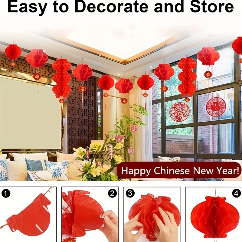 2024 Chinese New Year Tassels Hanging Decorations Spring Festival