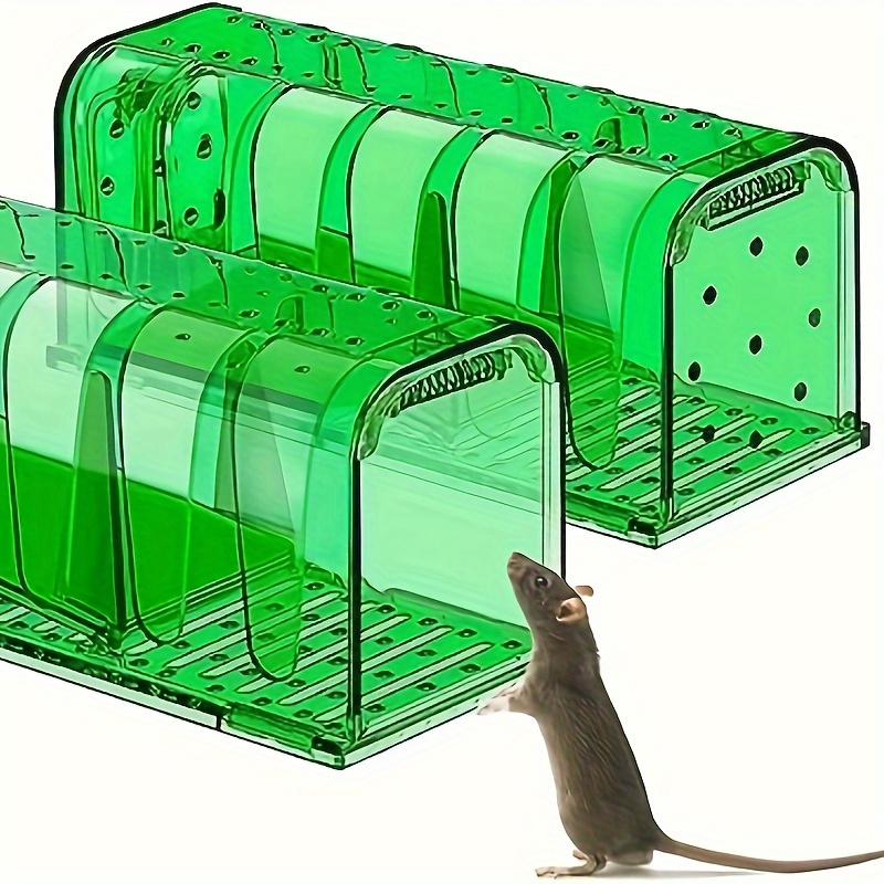 8 Pièges à Souris, Réutilisable Piège à Rats avec Ressort Puissant