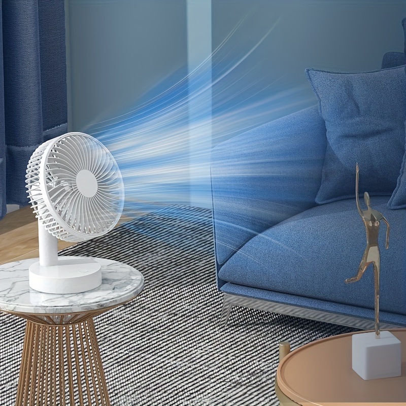 Ventilateur de bureau 2 en 1. ventilateur électrique pliable à 90 degrés, ventilateur de bureau portable avec clé d'humidification et câble USB,  ventilateur rechargeable USB à 3 vitesses(Rose), ve : : Bricolage